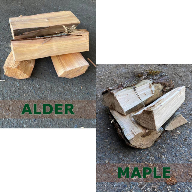 Alder / Maple firewood